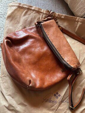 Patricia Nash Brown leather crossbody